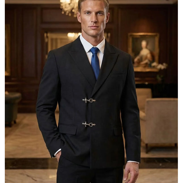 Men Formal Slim Fit Tuxedo Prom Suit Male Groom Wedding Blazers High Quality Groomsman Luxury Dress Business Banquet Party Suit