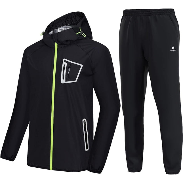 Sauna Suit Men anti Rip Boxing Sweat Suits Exercise Workout Jacket