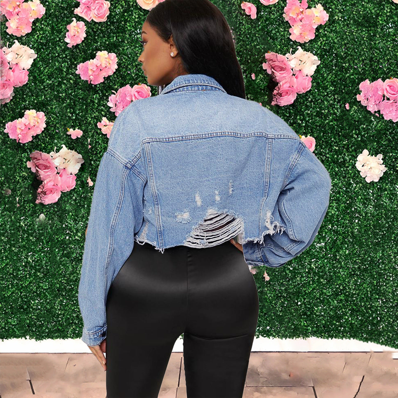 Women's Fashion Short Denim Jacket