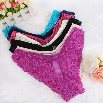 Low Waist Triangle Lace Women's Panties