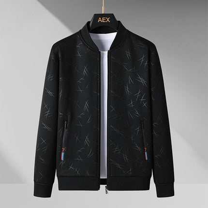 Mens Stand-Up Collar Sportswear Casual Two-Piece Set
