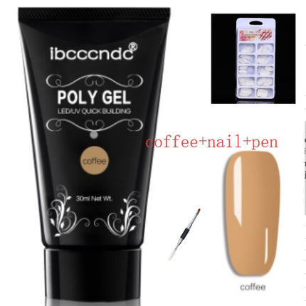 Painless and rapid extension of crystal glue