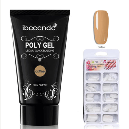 Painless and rapid extension of crystal glue