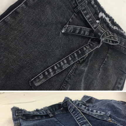 Fringed jeans