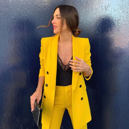 Blazer yellow jacket