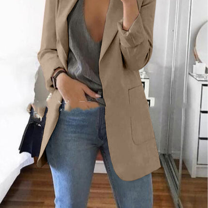 Lapel Slim Cardigan Temperament Blazer