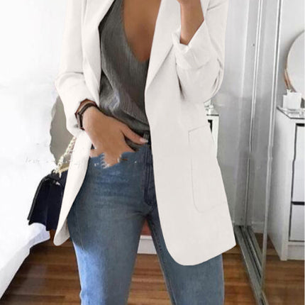 Lapel Slim Cardigan Temperament Blazer