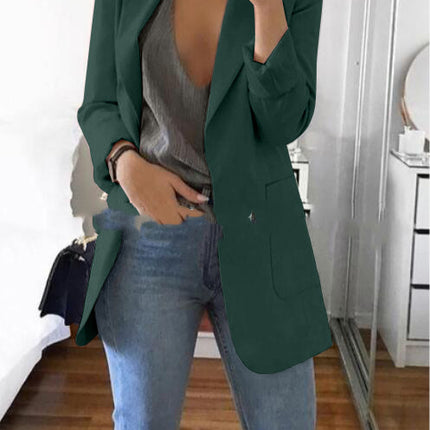 Lapel Slim Cardigan Temperament Blazer