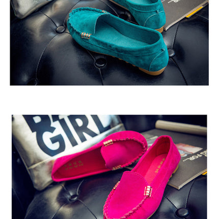 Flat Heel Pumps Single Shoes Flat Women's Shoes Student Peas Shoes