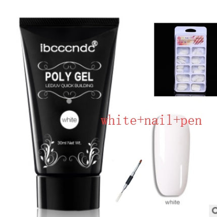 Painless and rapid extension of crystal glue