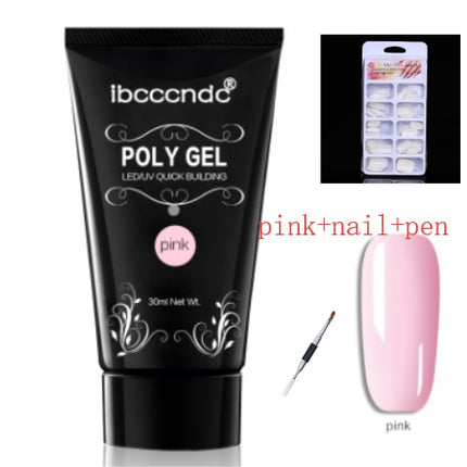 Painless and rapid extension of crystal glue