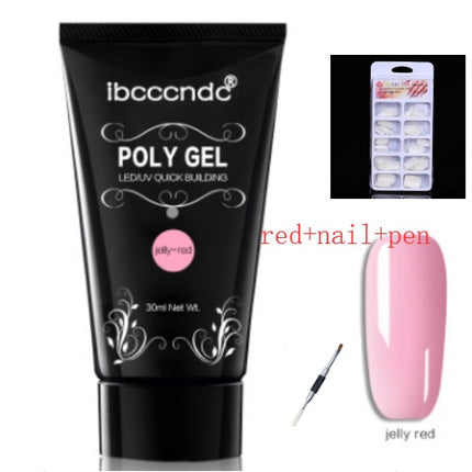 Painless and rapid extension of crystal glue