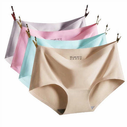 Seamless One Piece Ice Silk Panties