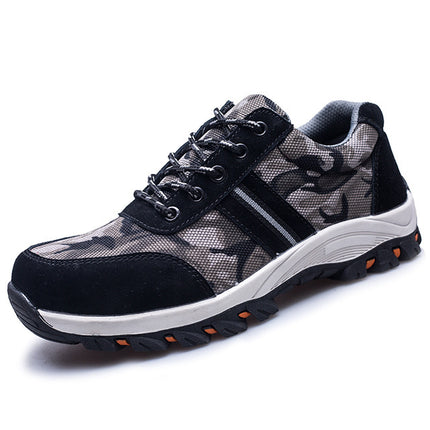 Undestructible Safety Shoes Anti Piercing Work Safety Boots Men