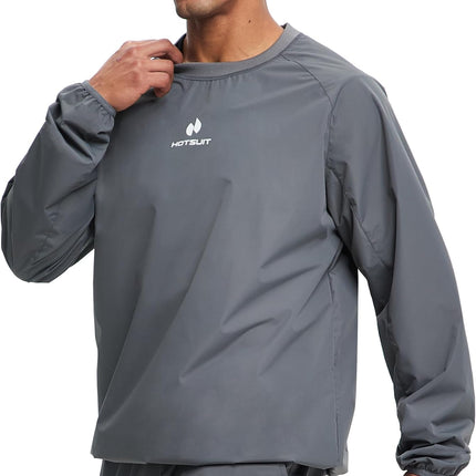 Sauna Suit Men anti Rip Sweat Suits Gym Boxing Workout Jackets