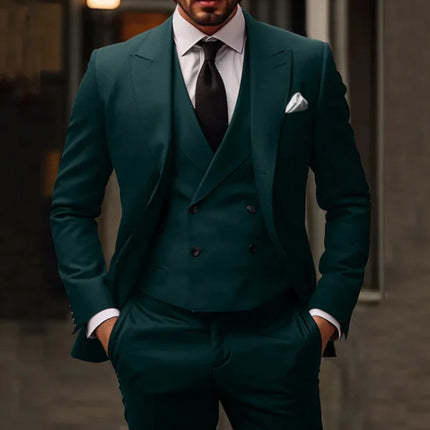 Plus Size Suit Three-piece Dress Suit