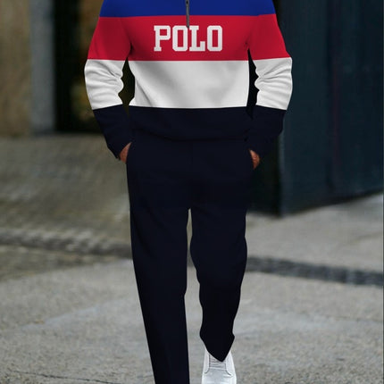 Casual Fashion Men's Long-Sleeve Pants Set