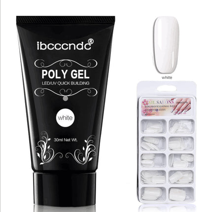 Painless and rapid extension of crystal glue
