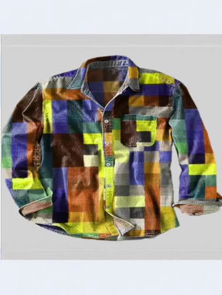 3D Printed Summer Casual Men's Shirt