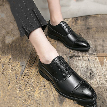 Pointed Leather Shoes
