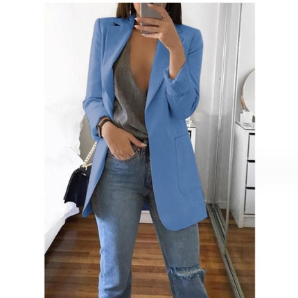 Lapel Slim Cardigan Temperament Blazer