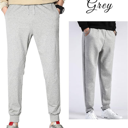 Men'S Fleece Sweatpants Winter Warm Athletic Sherpa Lined Track Joggers Pants