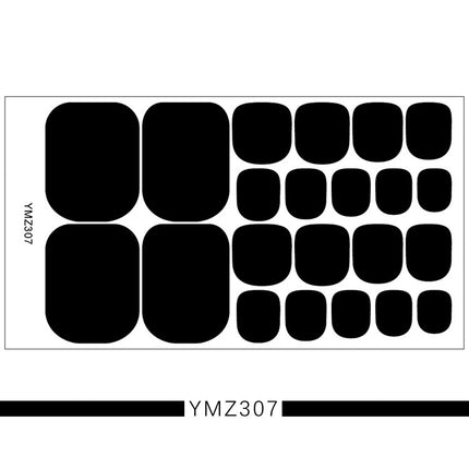 Ladies Fashion Personality Toenail Sticker Patch