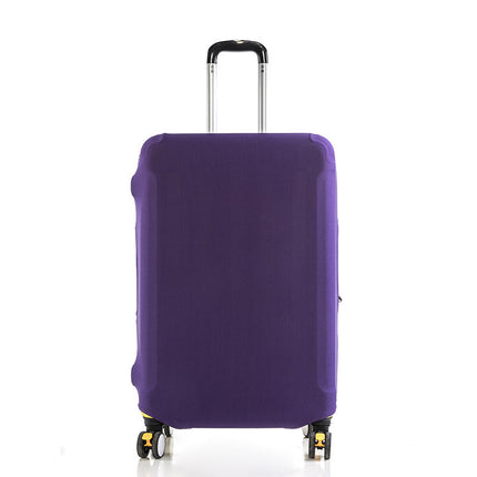 Solid Color Elastic Luggage Protection Cover