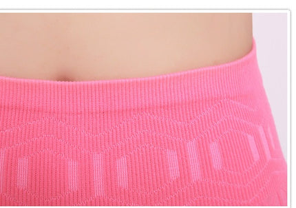 Ladies High-waisted Abdomen Seamless Hip-wrapped Panties
