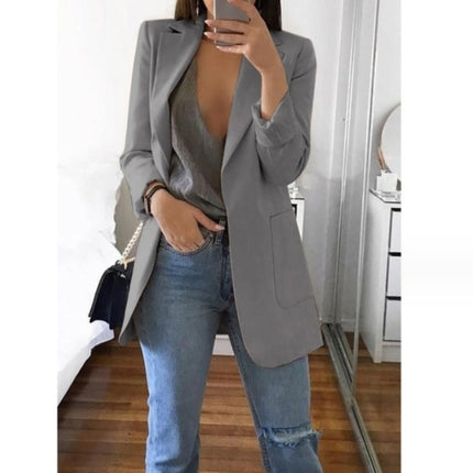Lapel Slim Cardigan Temperament Blazer
