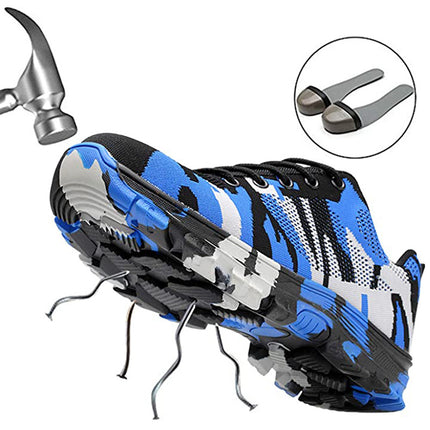 Undestructible Safety Shoes Anti Piercing Work Safety Boots Men