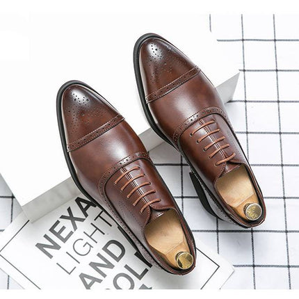 Pointed Leather Shoes