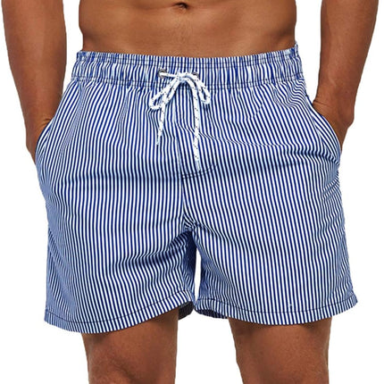 Mens Swimming Trunks 5 Inch Inseam Swim Shorts Summer Bathing Suit Swimwear Beachwear with Pockets