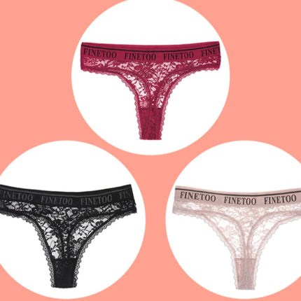 Ladies Thong Panties Lace T-Pants