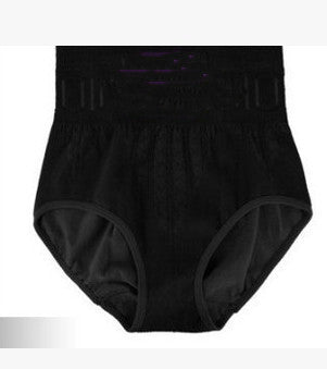 Ladies High-waisted Abdomen Seamless Hip-wrapped Panties