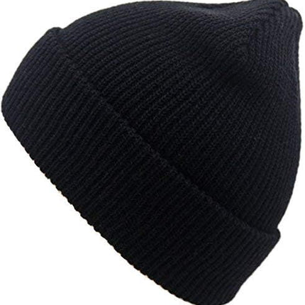 Slouchy Beanie Hats Winter Knitted Caps Soft Warm Ski Hat Unisex