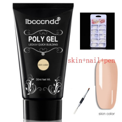 Painless and rapid extension of crystal glue