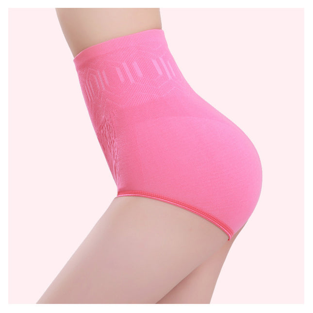 Ladies High-waisted Abdomen Seamless Hip-wrapped Panties