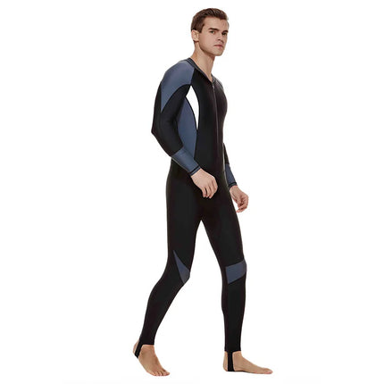 UPF 50+ Lycra Diving Wetsuit anti UV One Piece Swimsuit Rash Guard Long Sleeve Swimwear Surf Suit Men Women Sun Protect