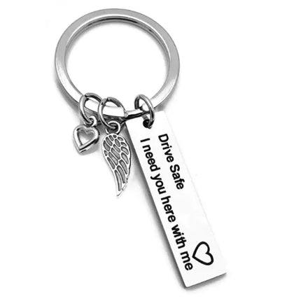 Stainless Steel Keychain Drive Safe