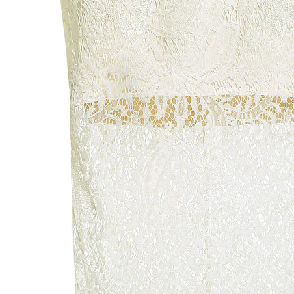 Elegant Lace Evening Wedding Party Dress for Women Sexy Hollow Out Office Ladies Bodycon Dresses Fashion Birthday Club Vestidos