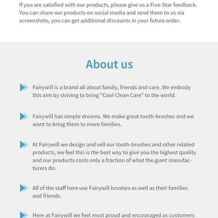 Fairywill Water Flossers for Teeth 300ML Oral Irrigator Rechargeable Portable Dental 3 Modes Water Tank Waterproof Teeth Cleaner