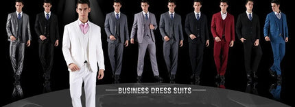 Double Breasted Formal Suits for Men Business Prom Blazer with Pants Wedding Groom Tuxedo Male Suits Custom 2 Pieces Suit Jacket