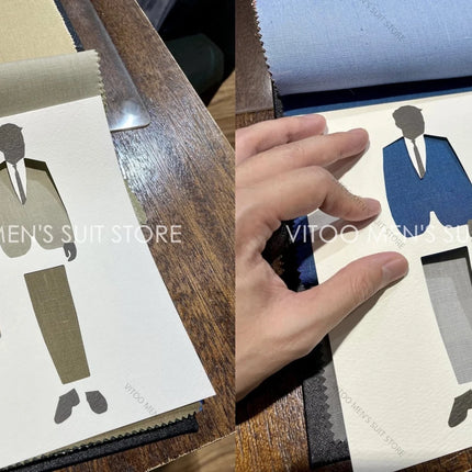 Navy Blue Suits for Men Slim Fit 3 Piece Jacket Pants Vest Single Breasted Peaked Lapel Outfits Wedding Groom Male Clothing