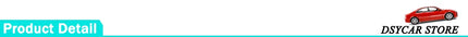 1Pcs 63mm Exhaust Tips Stainless Steel Muffler Car Exhaust Tail Pipe Modification Luminous Tube With Blue Flame LED light