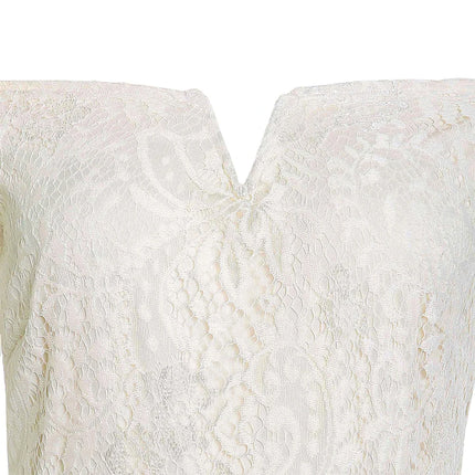 Elegant Lace Evening Wedding Party Dress for Women Sexy Hollow Out Office Ladies Bodycon Dresses Fashion Birthday Club Vestidos
