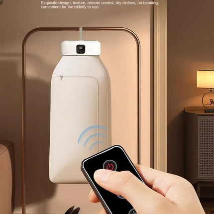Folded Electric Clothes Dryer Remote Control Multifunctional Dryer Machine Portable Travel Warm Laundry Dryer with Timing Home