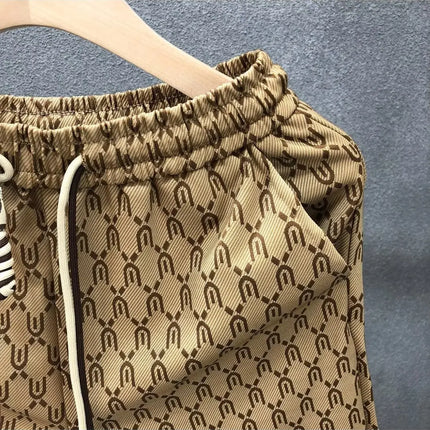 High End Fashion Shorts Men's Summer Fashion Brand Multifunctional Shorts Men's Beach Casual Flower Shorts