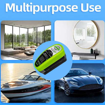 Glass Oil Film Remover 150ml Car Window Cleaner Board Strong Front Windshield Stain Removal Agent Anti-Fog Glass Cleaning Brush