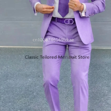 Men's Suit 2 Piece Suit   Jacket Pants Formal Wedding Tuxedo Groom Clothes Custom Color Blazer XS-5XL